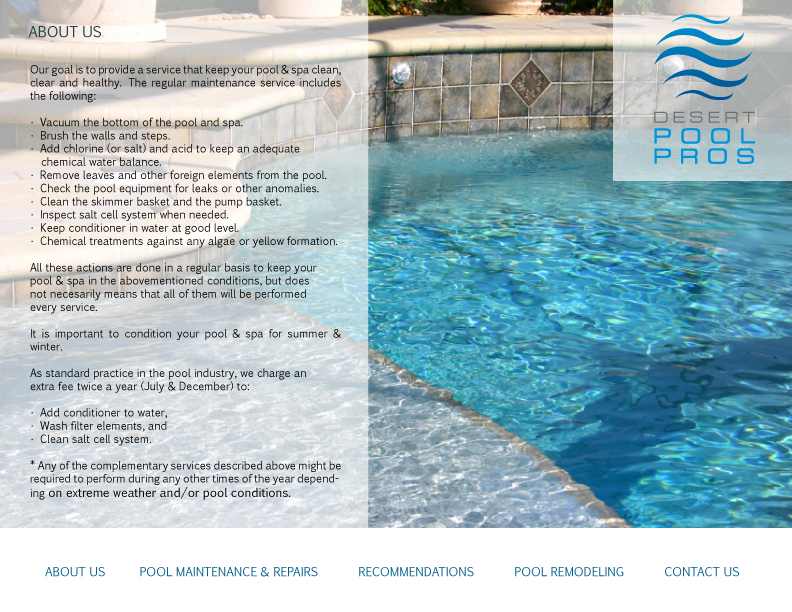 Desert Pool Pros logo