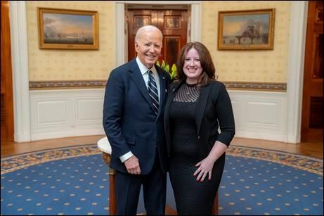 CSUSB Palm Desert Campus Alumna Introduces Former President Joe Biden at Chuckwalla Monument Dedication in Washington, D.C.