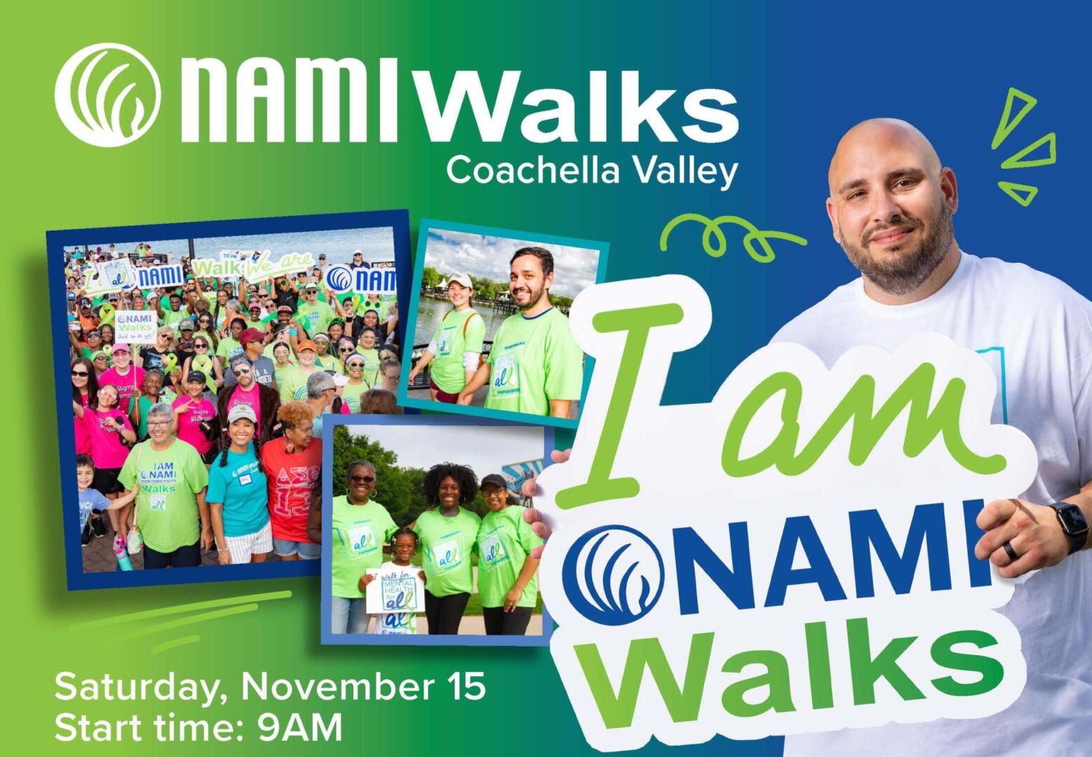NAMIWalks Coachella Valley 2025 Saturday, November 15th at Palm Desert Civic Center Park