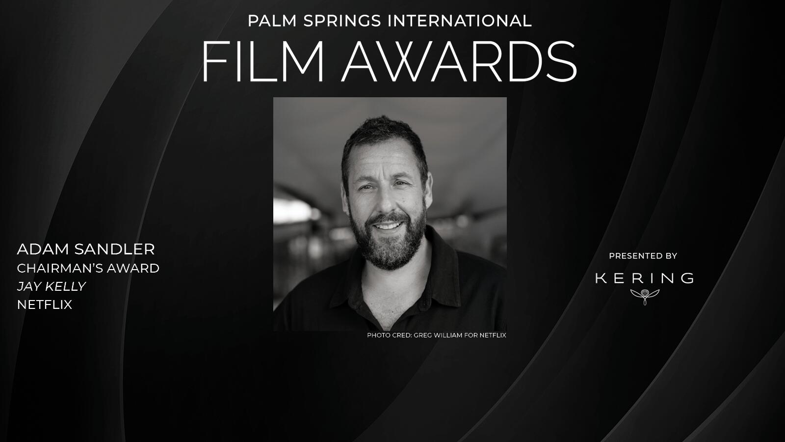 Palm Springs International Film Awards to Honor Adam Sandler with the Chairman’s Award for His Performance in “Jay Kelly” featured image