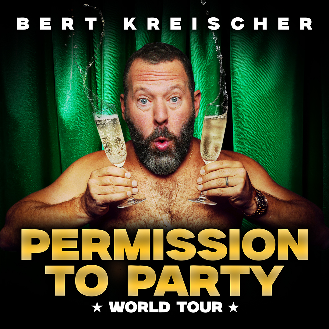 Powerhouse Comedian Bert Kreischer is Bringing His ‘Permission To Party’ Tour to Fantasy Springs Resort Casino on May 22, 2026