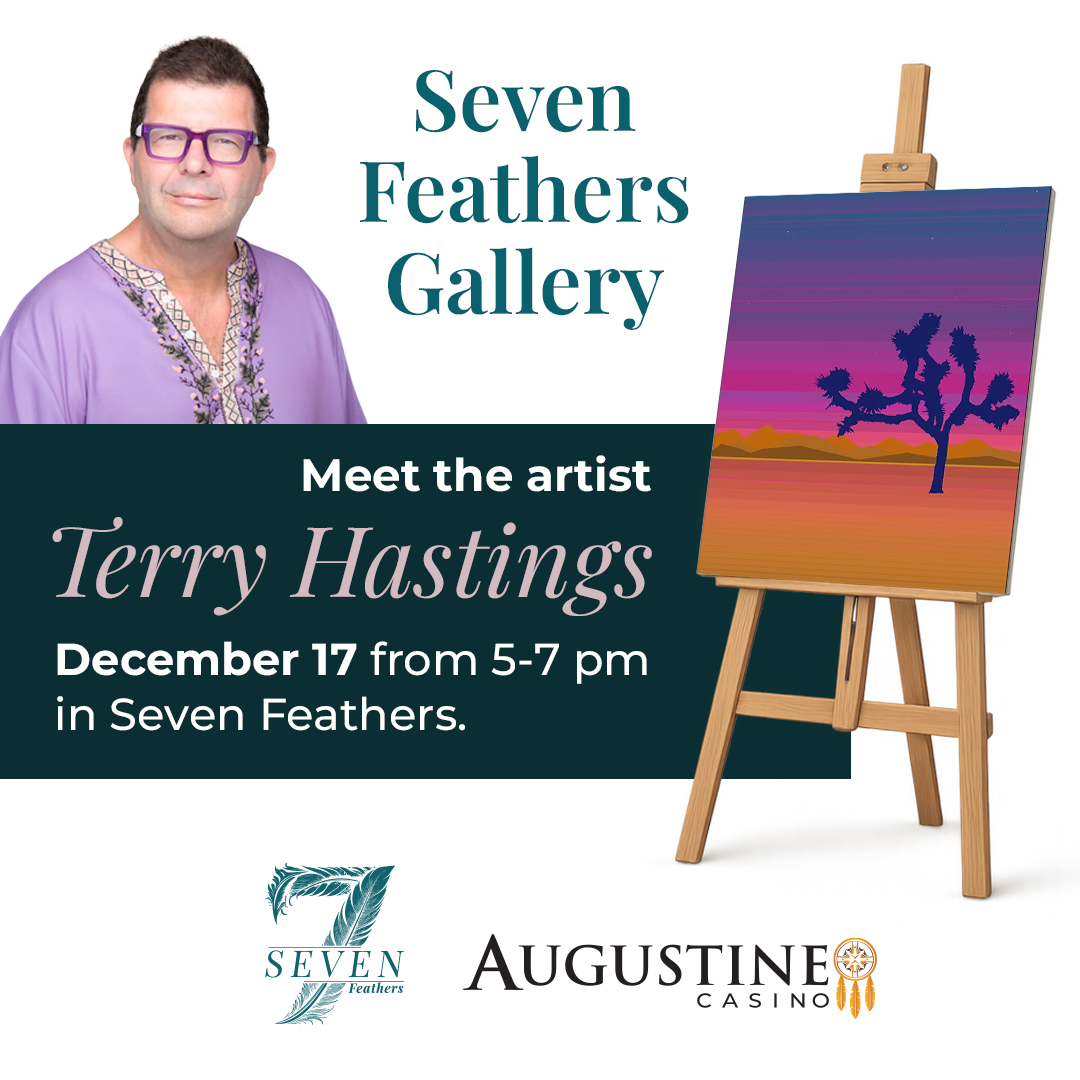 Augustine Casino Invites Public to “Meet the Artist” Event at Seven Feathers Restaurant