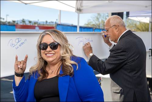 Topping Out Ceremony Held for New Student Success Center at CSUSB Palm Desert Campus