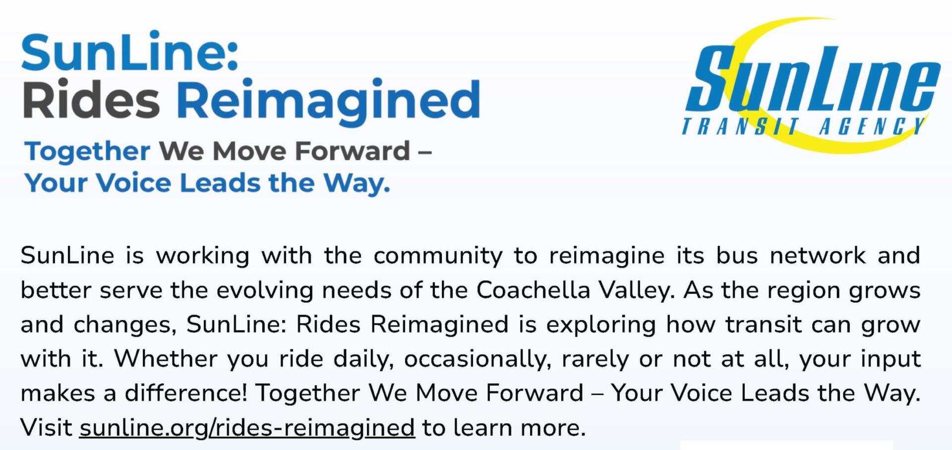 SunLine: Rides Reimagined