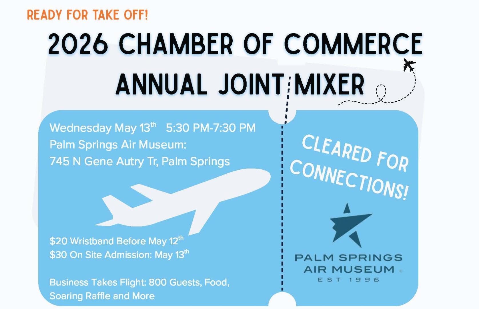 All Valley Chambers mixer at the Palm Springs Air Museum