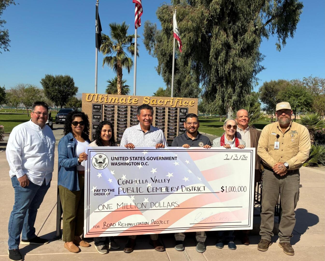 $1 Million Federal Investment to Improve Cemetery Roads and Veterans Memorial Access